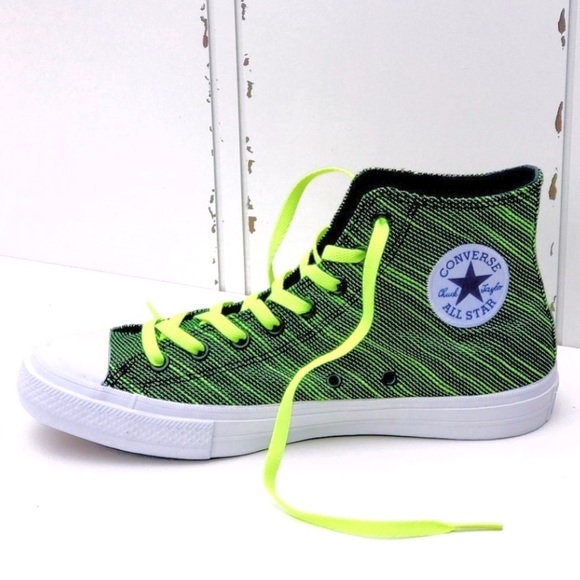NWT Converse II CTAS Luneron Hi Blk Volt Sneaker - Picture 4 of 8